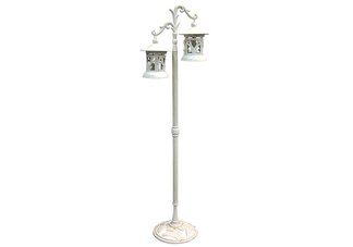 French Country Calla Lily Double Lantern