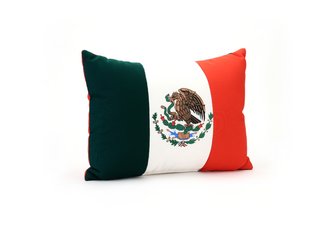 Mexico Flag Pillow.