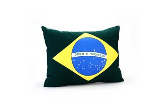 Brazil Flag Pillow.
