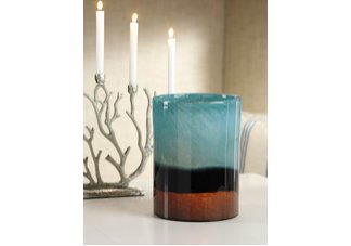 Three-Tone Hurricane Glass