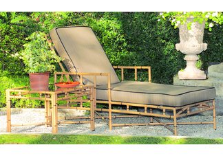cast aluminum furniture, cast aluminum chaise lounge, outdoor patio furniture