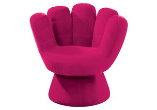 Hot Pink Mitt Chair