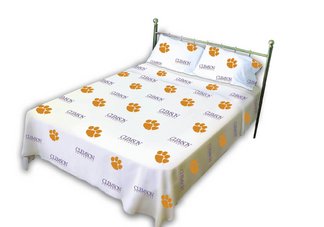 Clemson Sheet Set Full White