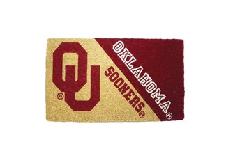 Welcome Mat Bleached-U of Oklahoma