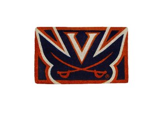 Welcome Mat Bleached-U Of Virgina