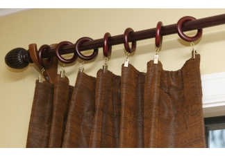 Silk Clip Top Curtains