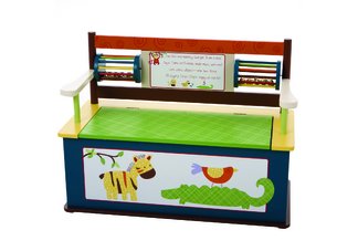 CoCaLo Baby Jungle Jingle Childs Bench Seat and Toy Box