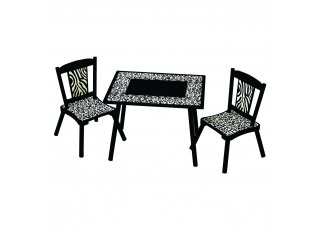Wild Side Table & 2 Chair Set