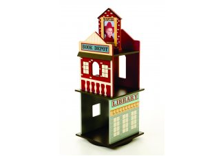Wild West Revolving Bookcase