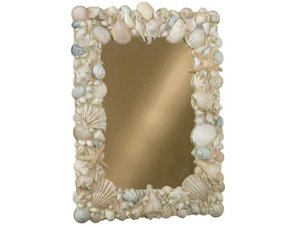 Villages of Gulf Breeze Painted Shell Mirror115