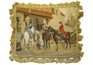 equestrian horse pillow