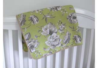 Babykins Courtyard Green Blanket