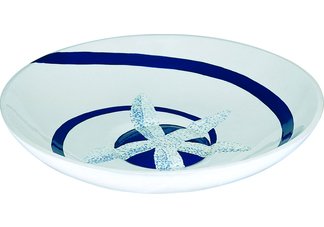 Blue Villa Swirl Bowl