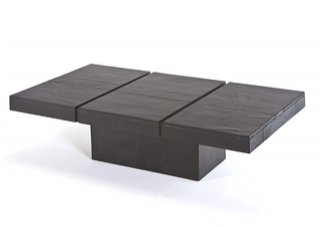 Black Slate Rectangle Cocktail Table