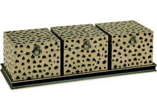 Cheetah Boxes - Set of Three