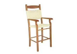 Cumaru Wood High Dining Arms Chair