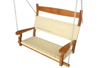 Oatmeal Cumaru Wood Double Swing