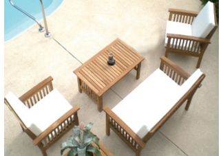 4-Piece Teak Deep Seating Set