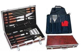 11 Piece Stainless Steel Barbeque Utensil Set