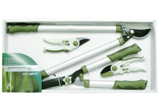 4 Piece Cutting Combo Pack Garden Tools