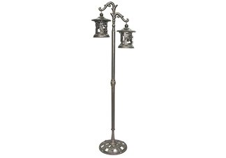 Antique Brass Dragonfly Double Lantern