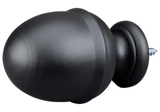 Soho Ebony Norca Rod End Finial