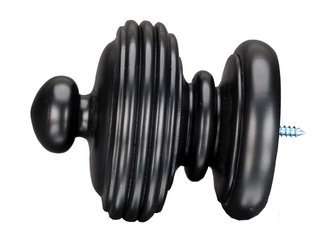 Soho Ebony Domus Loft Rod End Finial
