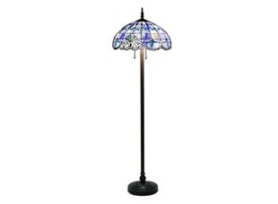 Victorian Design Tiffany Floor lamp w/Bronze finish