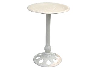 French Country Garden Floral Birdbath