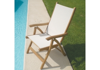 White Teak Florida Chair