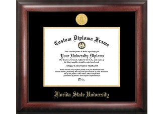 Florida State Seminoles Gold Embossed Diploma Frame