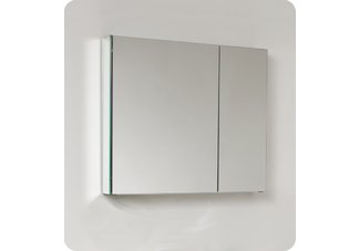 Fresca Medium Bathroom Medicine Cabinet w/ Mirrors