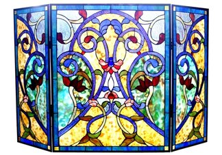 Tiffany firplace screen