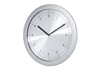 Verichron Super Slim Aluminum Clock
