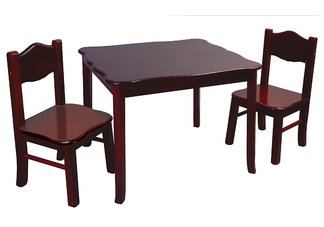 Classic Espresso Table & Chairs Set