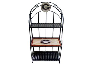 University of Georgia Bulldogs Bakers Rack