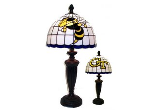 Georgia Institute of Technology Yellow Jackets Tiffany Desk Lamp