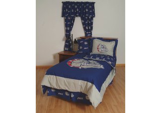Gonzaga Bed-in-a-Bag with Reversible Comforter - Twin