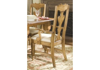 Hart Square Slat Back Arm Chair
