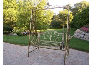 Victorian Metal Art Swing