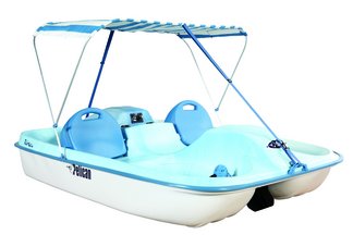 Rainbow E DLX Fade Blue/White/White Pedal Boat