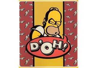 Homer Simpson blanket