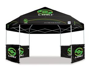 portable shade, hub tent, pop up tent, ez up hub