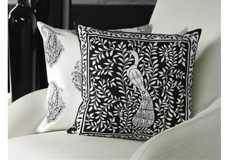 Raj Peacock Throw Pillow Set