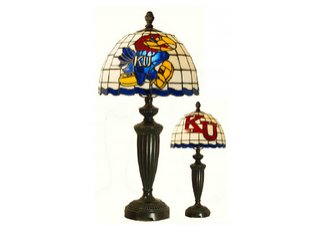 University of Kansas Jayhawks Tiffany Desk Lamp