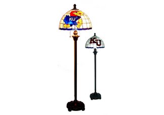 University of Kansas Jayhawks Tiffany Floor Lamp