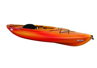 Freedom 100 Fade Red Yellow Sit in Kayak