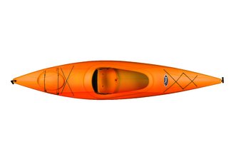 Pursuit 120 Fade Red Yellow Sit in Kayak