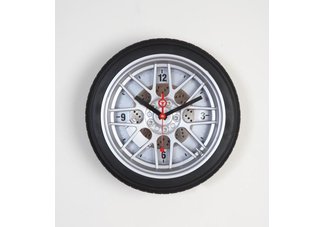 10 Tire Wall Clock