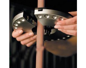 umbrella light, umbrellas, lights, cordless, wireless, LED, battery powered